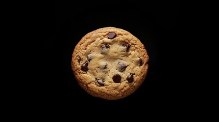 A delicious chocolate chip cookie with a soft center and golden edges. Featuring indulgent desserts