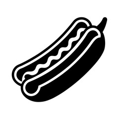 hot dog with ketchup logo