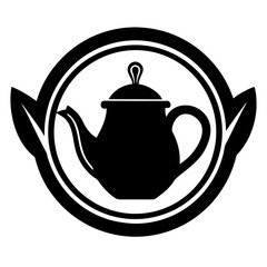 tea in a teapot logo