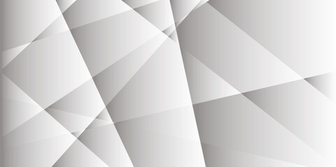 Obraz premium Abstract modern technology colorful smooth shiny tringle line effect shape futuristic concept digital geometric line white background. Use for cover, banner, poster, web template background.