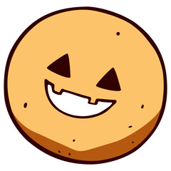 smile cookies halloween