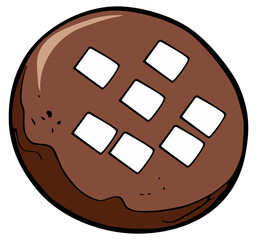 chocolate smile cookies halloween