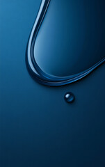 Fresh water drop theme business background
