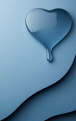 Fresh water drop theme business background
