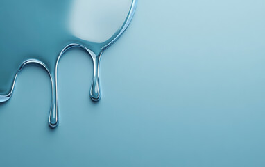 Fresh water drop theme business background
