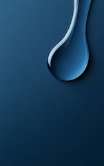 Fresh water drop theme business background
