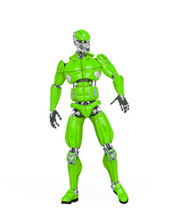 beta tester mech is looking around