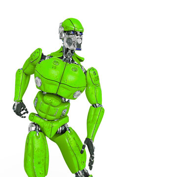 beta tester mech with copy space