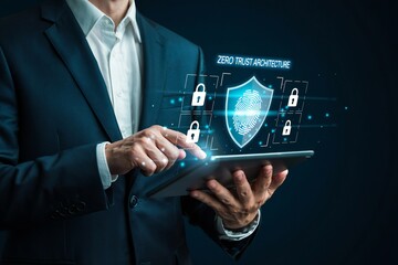 Cybersecurity, zero tust architecture, identity and privacy protection, business data security