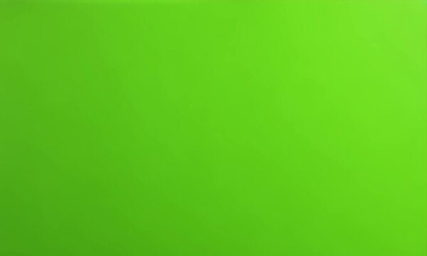 Vibrant, solid green background fills the frame, creating a simple yet eye-catching visual. A smooth, uniform, and calming appearance