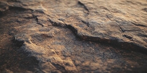 Close-up view of textured rock surface showcasing natural patterns and colors, with subtle lighting emphasizing the rugged features, ideal for backgrounds or nature-themed projects