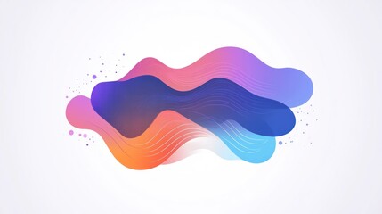 Abstract fluid shapes, vibrant colors (1)
