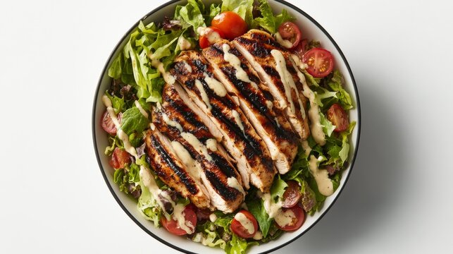 A fresh homemade pizza topped with basil, mozzarella, and cherry tomatoes. Featuring Italian cuisine and flavor