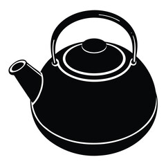 Modern Kettle Vector Illustration – Electric, Vintage, and Whistling Kettles
