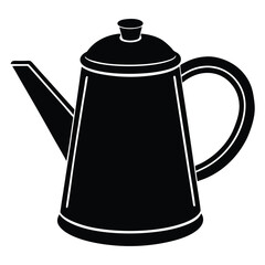 Modern Kettle Vector Illustration – Electric, Vintage, and Whistling Kettles