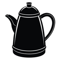 Modern Kettle Vector Illustration – Electric, Vintage, and Whistling Kettles
