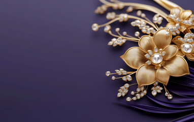 Naklejka premium Abstract purple flat business background 