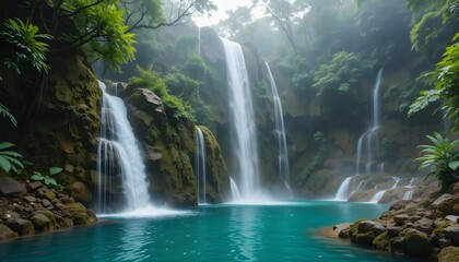 waterfall in thailand