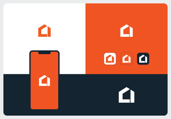 Real estate, construction best minimal logo design with letter c