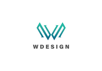 Letter W Logo Design Modern Bold Monogram Branding Icon