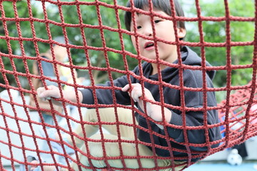 Obraz premium Rope net.