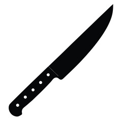 Knife Vector Illustration – Kitchen, Hunting, and Utility Blade Silhouette Design