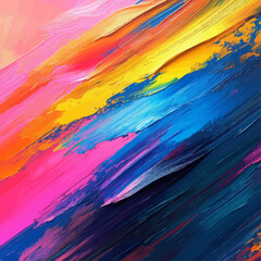 Vibrant Palette of Color and Texture