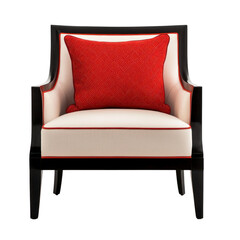 Modern furniture chair design cutout background cozy living room stylish home decor contemporary viewpoint