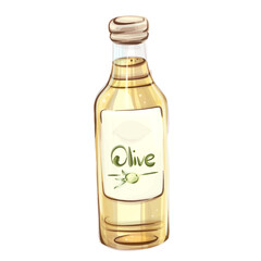 Explore the rich flavors of olive oil and olives through watercolor illustrations inspired by Italian cuisine