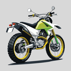 Obraz premium vector art motorcycle for graphic design purposes