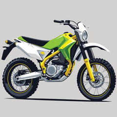 Obraz premium vector art motorcycle for graphic design purposes