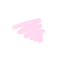 pink rose petals on white background