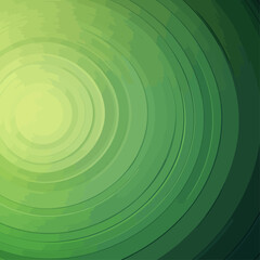 Green Abstract Circular Design