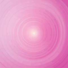 Abstract Pink Concentric Circles