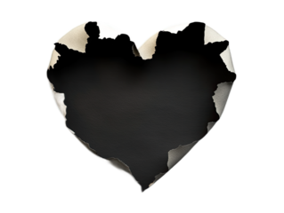 Pixel art heart in classic 8-bit style with visible square pixels on white background