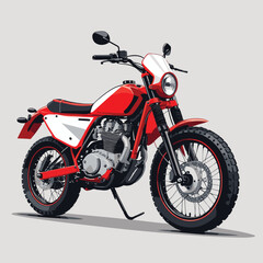 Obraz premium vector art motorcycle for graphic design purposes