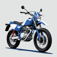 vector art motorcycle for graphic design purposes