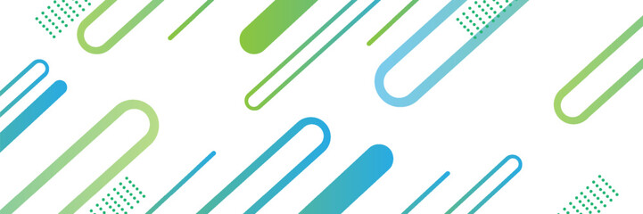Creative banner background, colorful, gradation green and blue ,shape line,Memphis abstract,eps 10