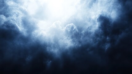 Obraz premium Stormy sky, ominous clouds