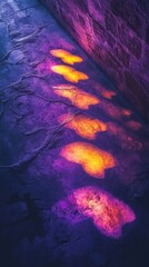 Urban scene of a person walking down a street surrounded by cityscape and life