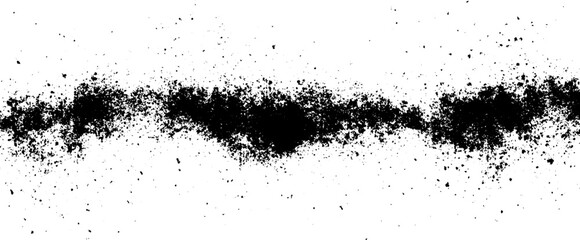 Dynamic Black Ink Splatter Texture, Abstract Grunge Design Background