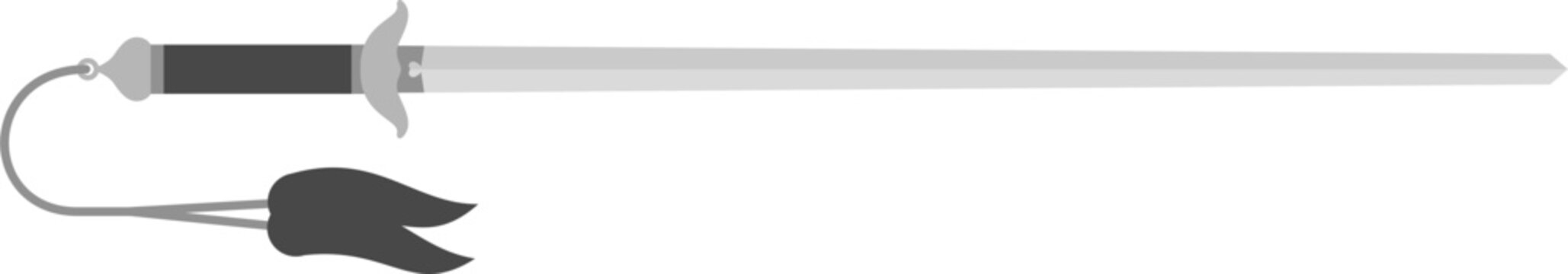 vector of a jian sword