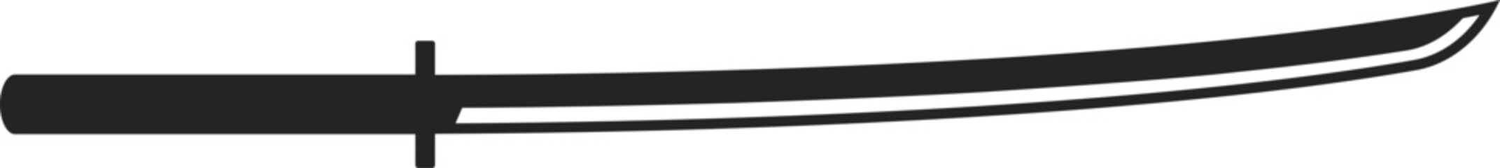 Obraz premium vector of a katana sword