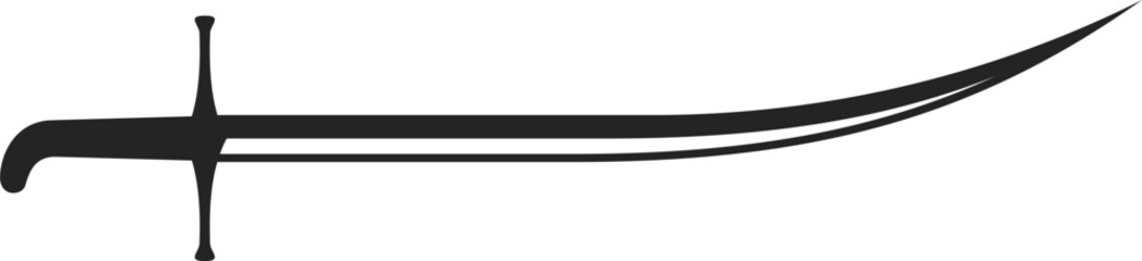 vector of a sword. weapon, traditional, knight © David
