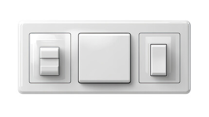 Electrical Switch: The image showcases a modern electrical switch, likely made of a smooth, clean material and designed for effortless use in any contemporary setting.