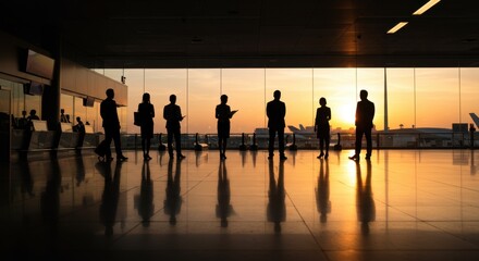 Global Business Partners Meeting at Airport