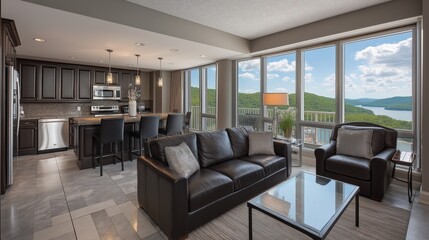 Condo in the Ozarks created with Generative AI Technology, ai, generative