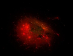 Imaginatory fractal abstract background Image