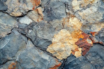Fototapeta premium Textured Stone Surface Perfect for Backgrounds and Design Projects Featuring Vibrant Colors
