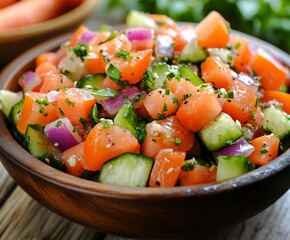fresh vegetable salad
